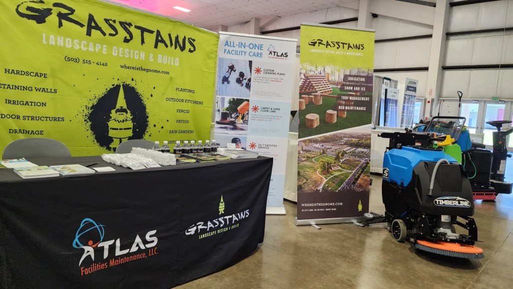 Atlas Facilities Maintenance's booth in the OSFMA Annual Conference 2024