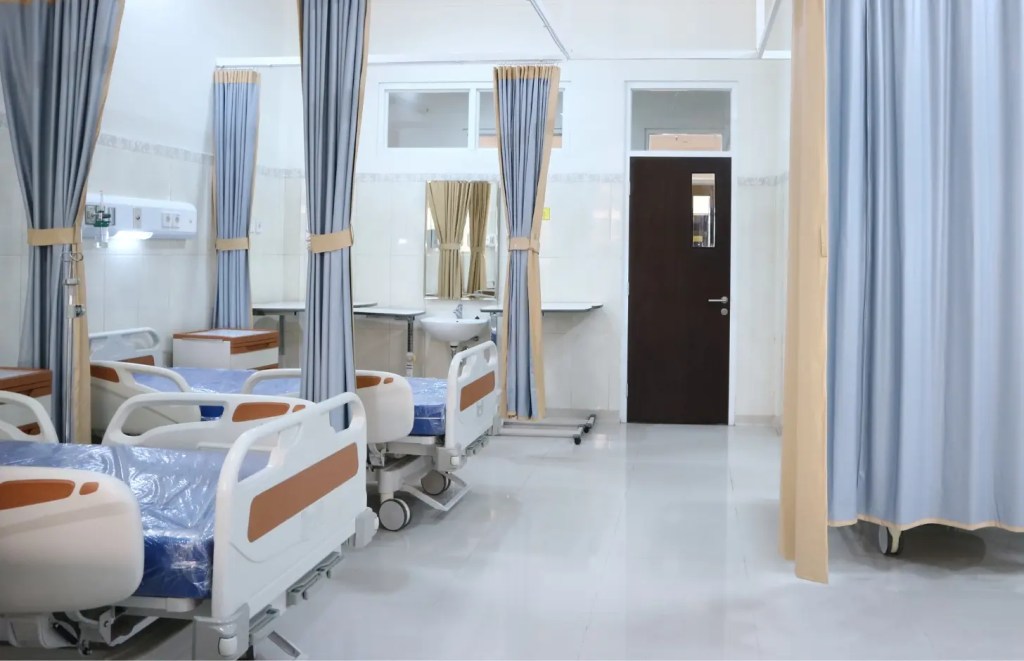 clean hospital ward