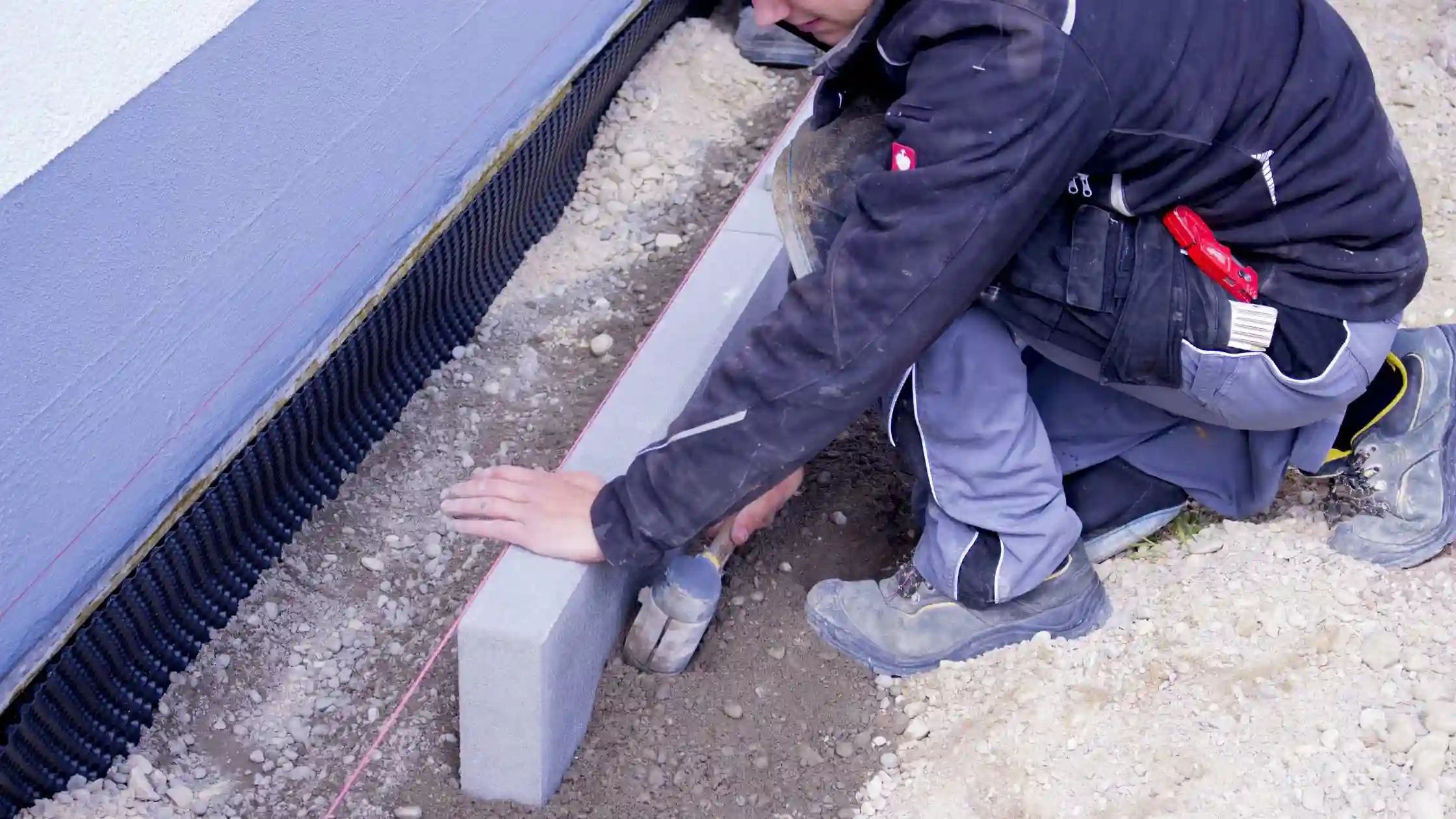 fixing sidewalk pavement